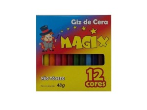 GIZ DE CERA FINO C/12 CORES  GF-212