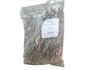 ENCASTOADOR/EMPATE DE ACO 22X10 PT C/ 100