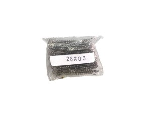 ENCASTOADOR/EMPATE DE ACO 28X03 PT C/ 100