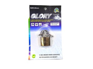 CADEADO GLORY BLISTER 20MM