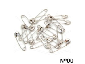 ALFINETE DE SEGURANCA NIQ. Nº  00 C/ 100