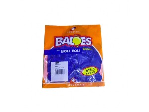 BALAO BOLI BOLI LISO COR IND. C/50 AZ ESC