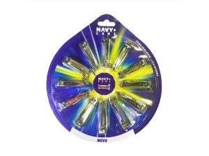 CORTADOR DE UNHA DISCO METAL NAVY  5 CM