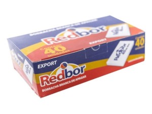 BORRACHA  ESCOLAR REDBOR BRANCA  40