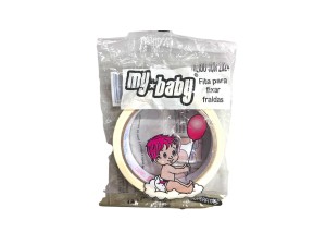 FITA CREPE SUPER FITAS 19X20 MY BABY BRANCA ECONOMIC