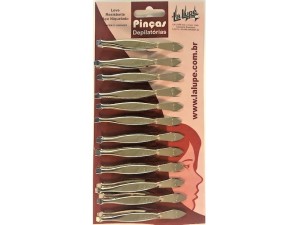 PINCA P/ SOBRANCELHA LA LUPE C/12